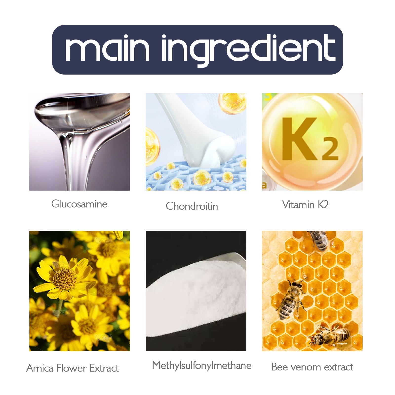 Bee Venom Joint Cream, Relieves Hands Legs Bones Knees Lumbar Spine Sedentary Joint Pain Body Care Cream