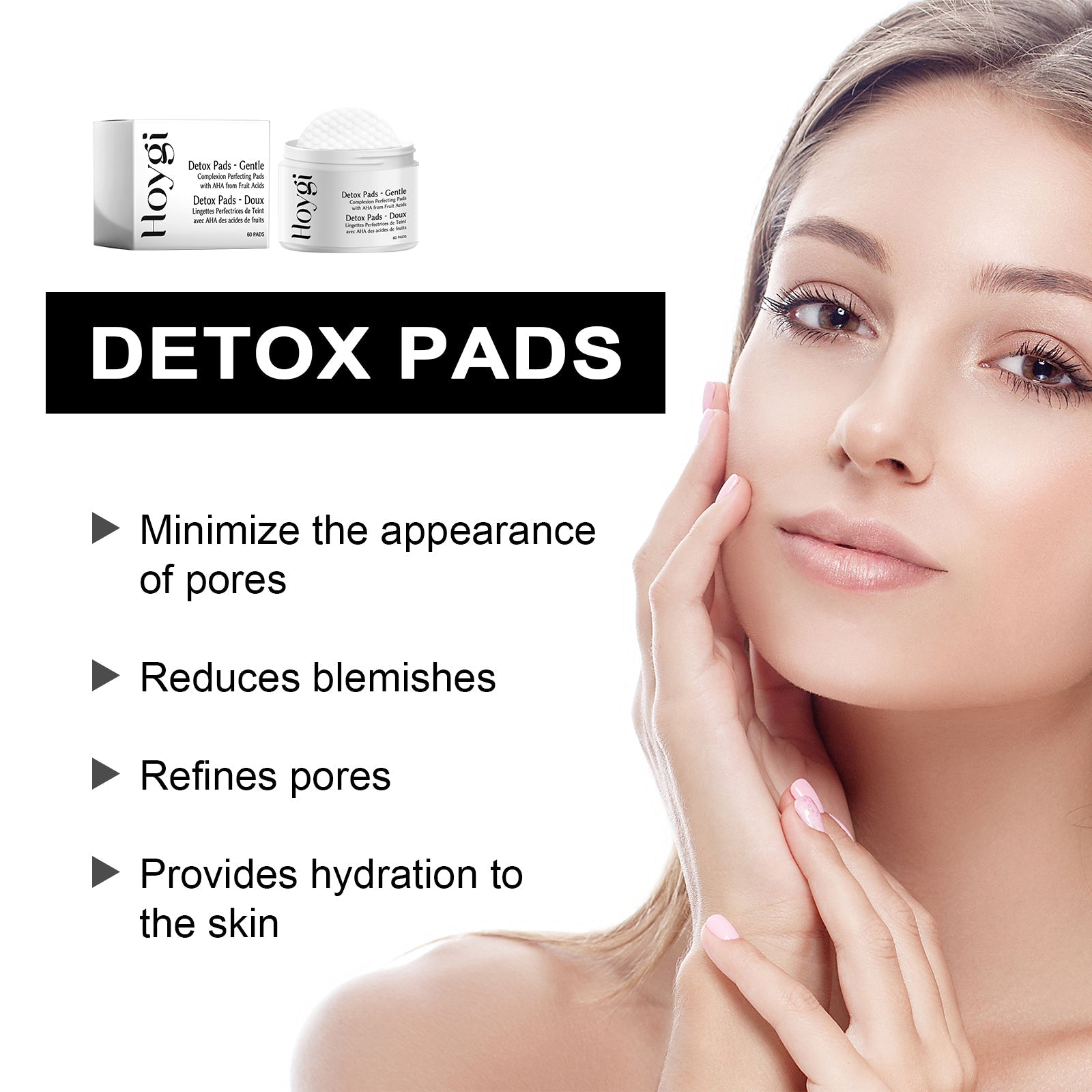 Detox Pads, Mildly Remove Blackheads Silence Is Exquisite Moist Bright Skin Pores