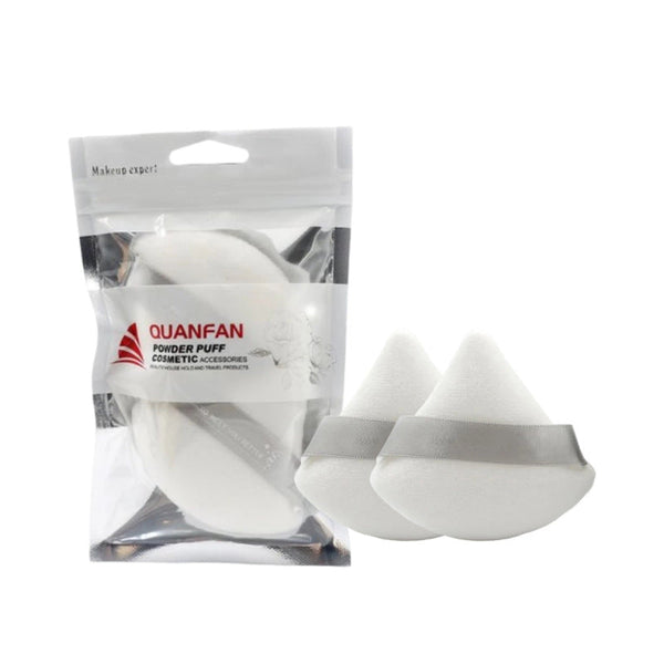 Triangle Dry Powder Puff Fiber Crystal Cotton Delicate On Makeup Beauty Tools Powder Puff
