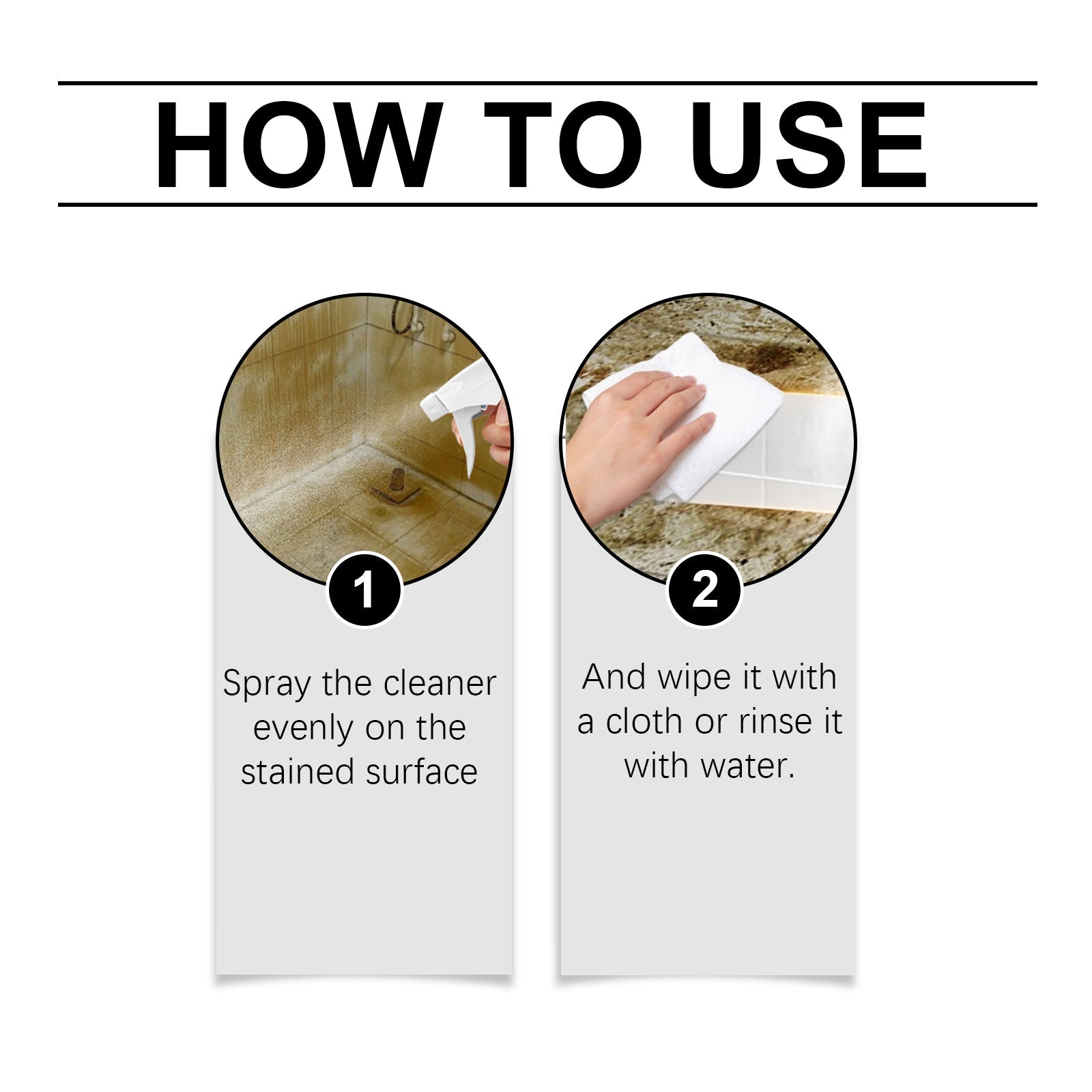 Glass Tile Cleaner Bathroom Glass Door Bathtub Tile Crystal Clear Stain Cleaner