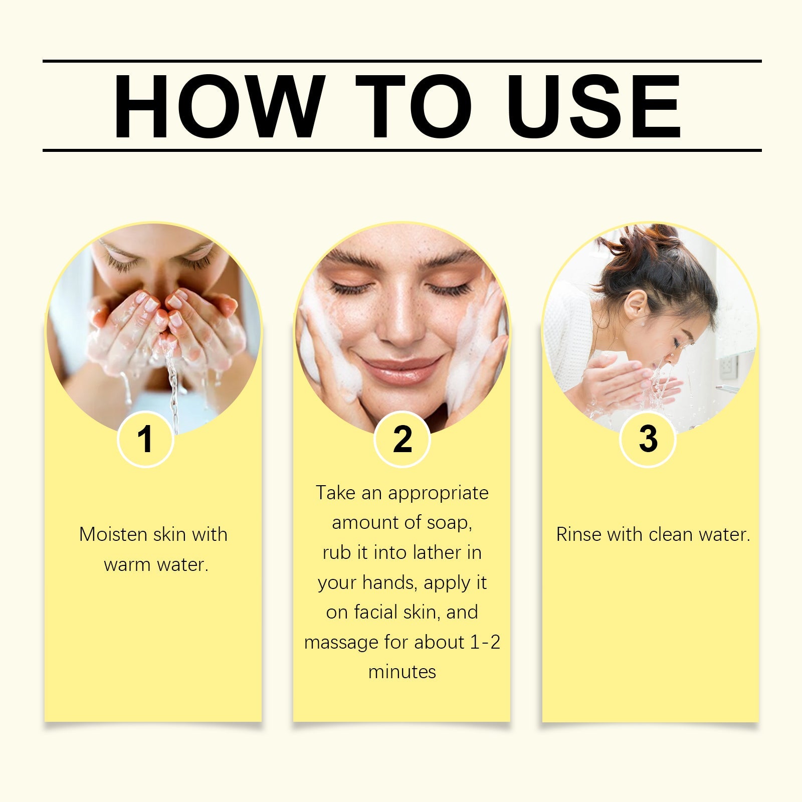 Oceaura Honey Turmeric Soap, Gentle Daily Cleansing Facial Pore Brightening Skin Cleansing Soap