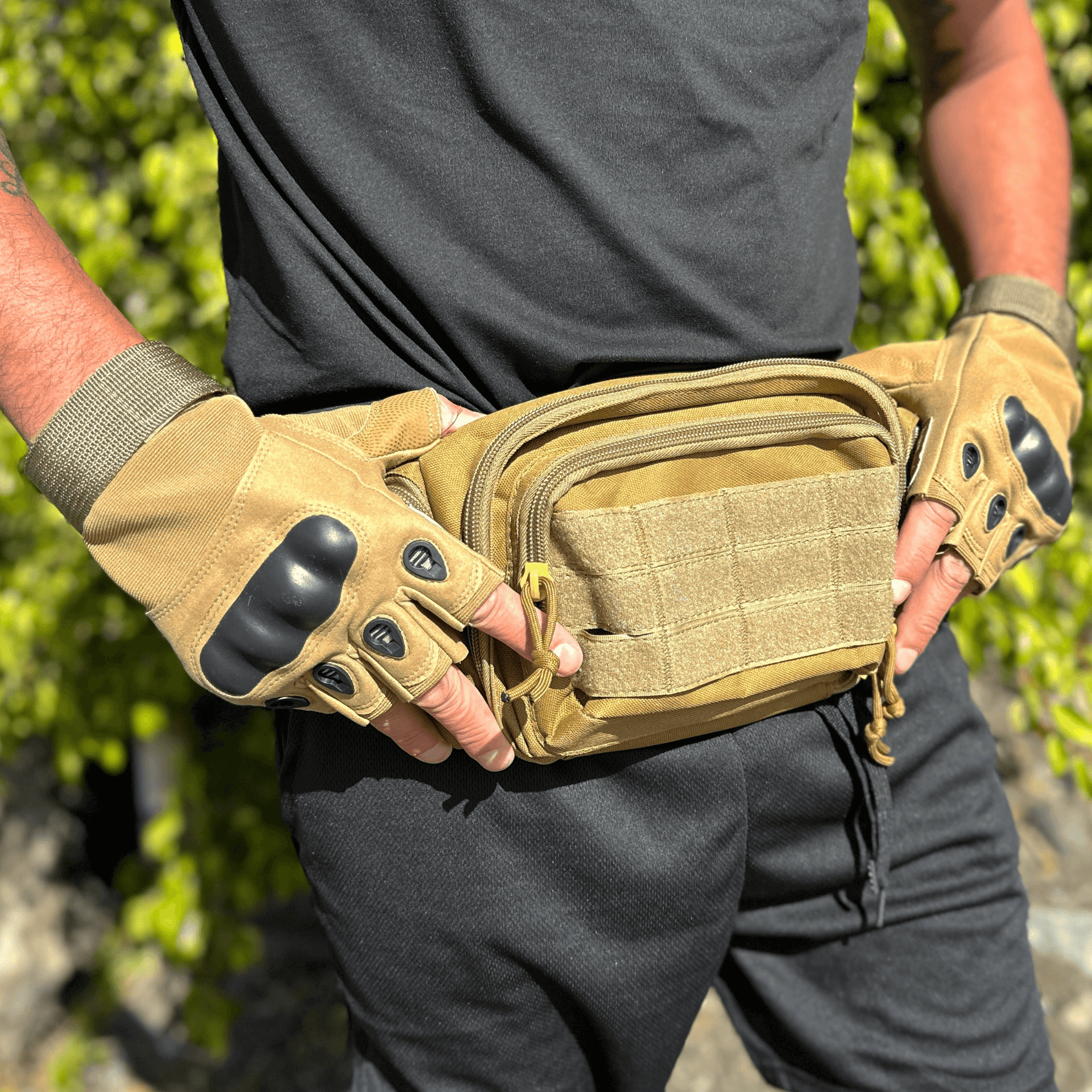 JupiterGear Tactical Military Fingerless Airsoft Gloves for Outdoor Sports, Paintball, and Motorcycling