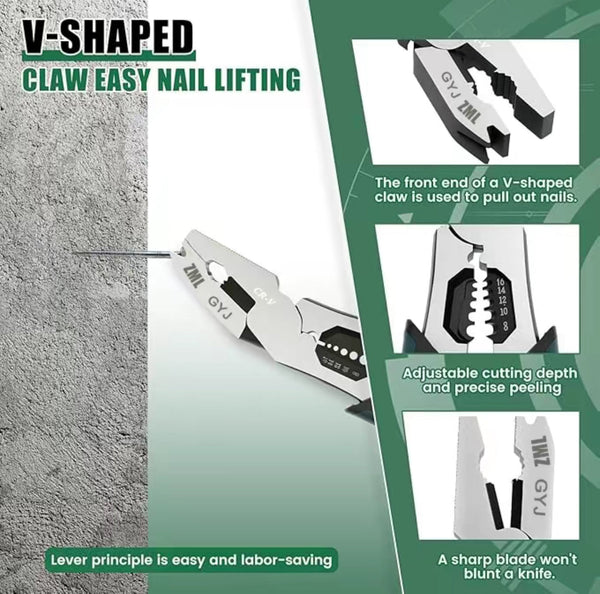 GripMax 6-in-1 Pliers