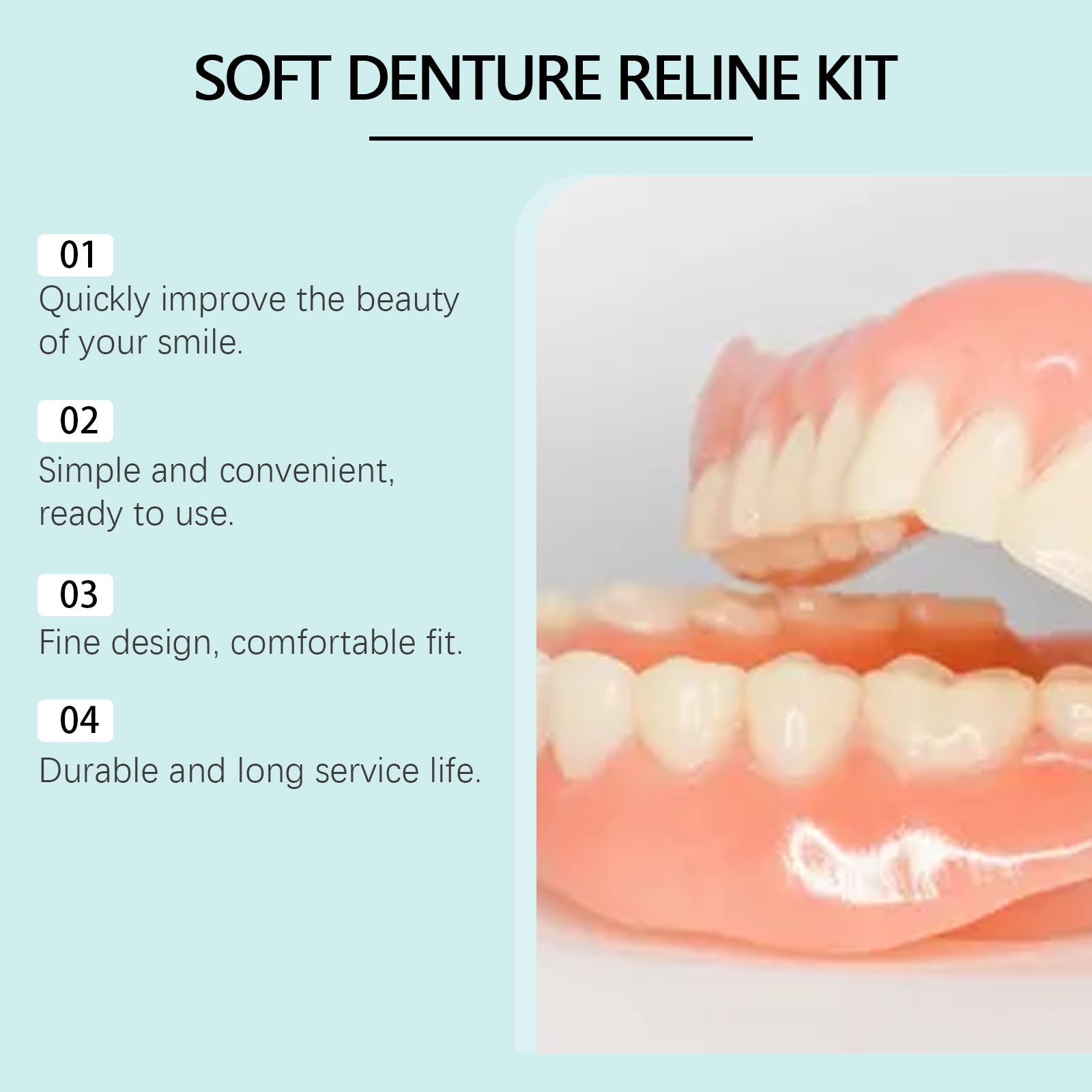 Denture Retouching Set, Denture Retouching Set Comfortable And Beautiful Between Teeth