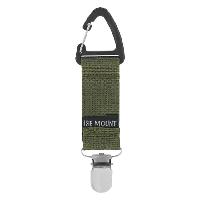 Outdoor travel straw hat clip multifunctional glove clip towel clip triangular ribbon buckle mountain buckle