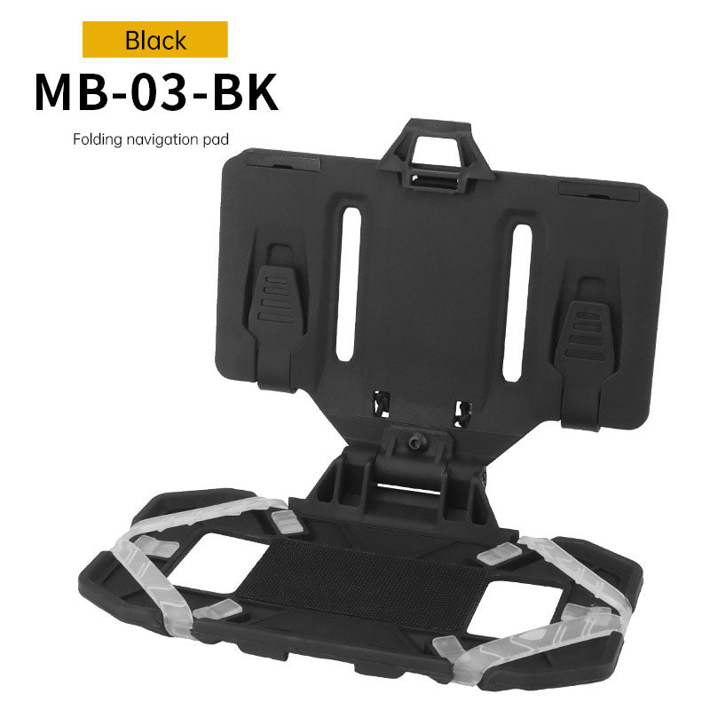 MOLLE mount war vest chest hanging universal chest mobile phone plate carrier folding navigation board