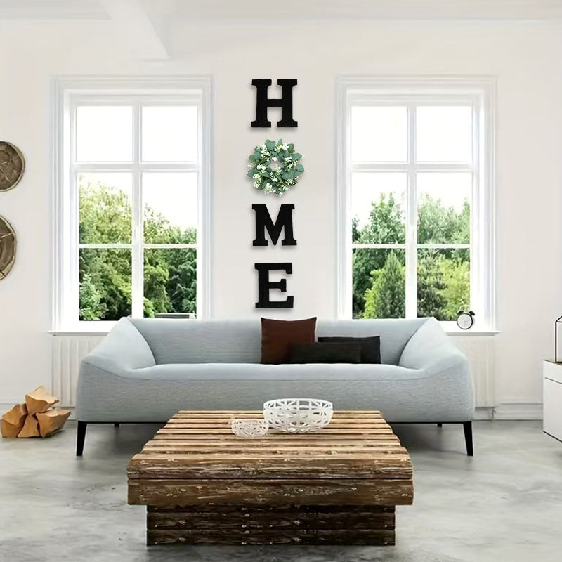 Home Wooden Alphabet Living Room Dining Room Wall Decoration Wall Decoration