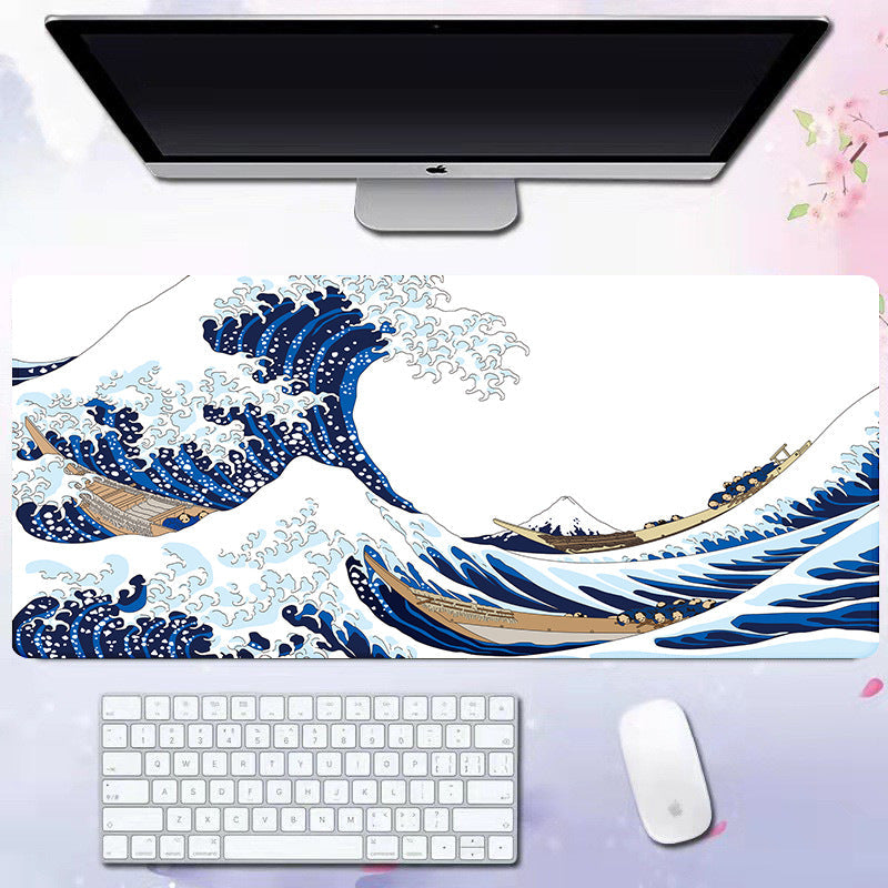 Wave mouse pad advertising game keyboard pad desk pad
