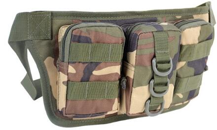 Black Hawk Commandos Waist Bag 3-Sack Portable Waterproof camouflage pack for Travel workout sports outdoor