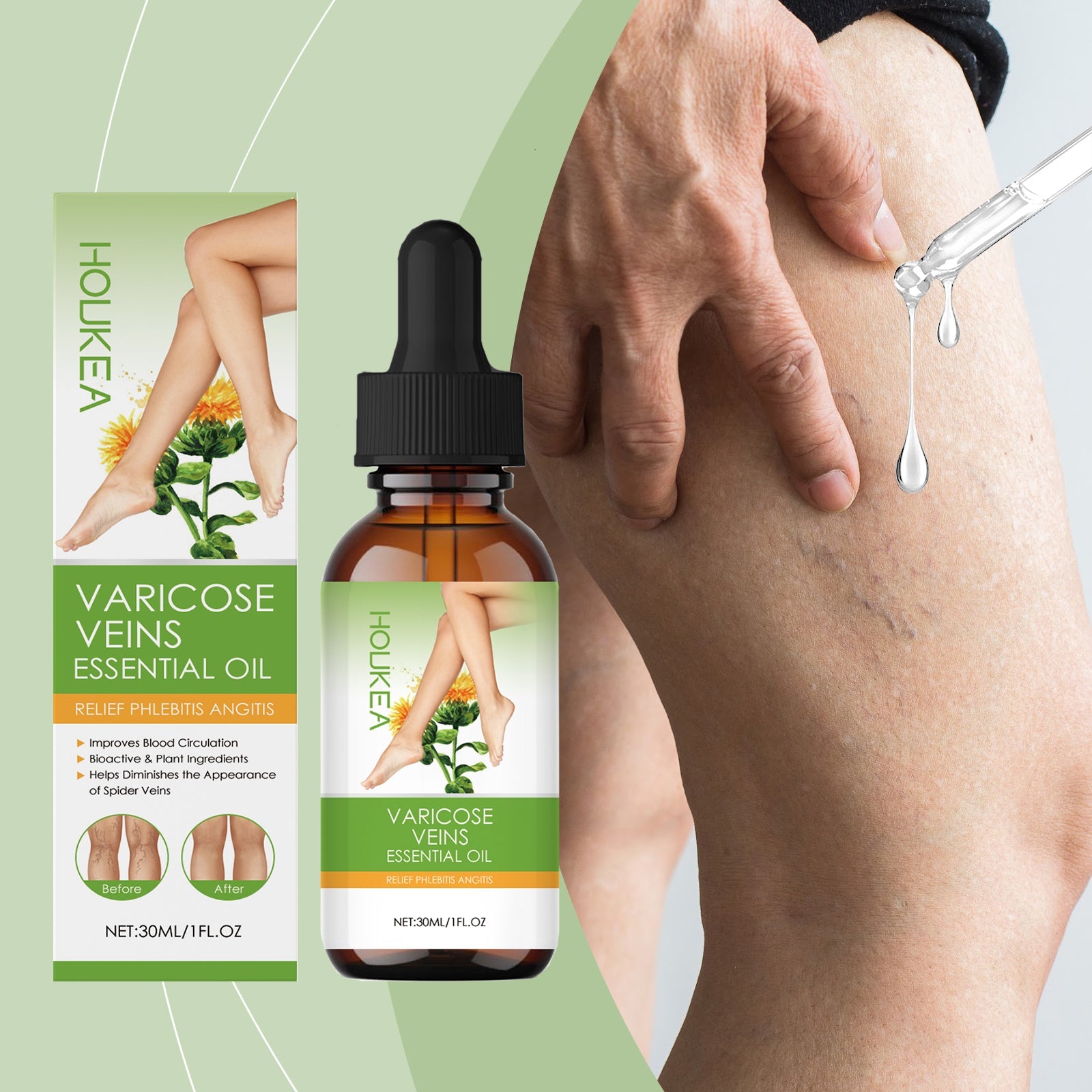 Leg Massage Oil Leg Essential Oil Helps Relieve Leg Tightness And Body Treatment Oil Gently