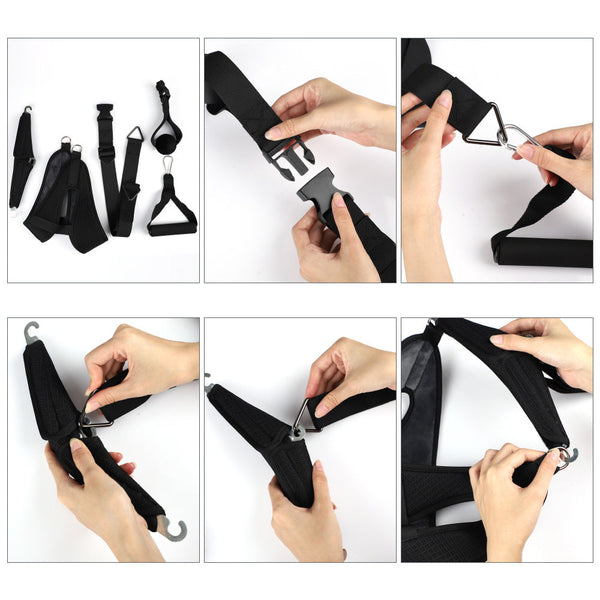 Home Suspended Cervical Traction Corrector Portable Neck Lifting Fixation Belt