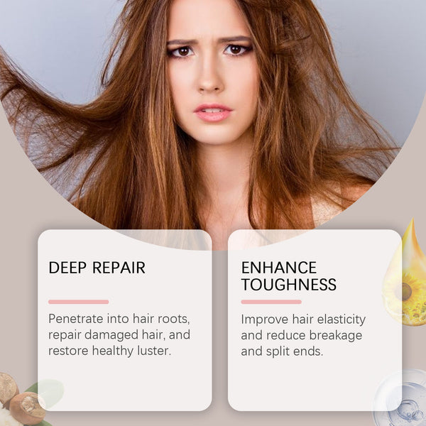 Collagen Hair Mask Restores Dry Hair, Hydrates, Smoothes And Improves Hair Quality