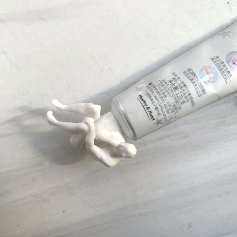 Squeeze toothpaste artifact make fun of toothpaste head toothpaste cover trick toy