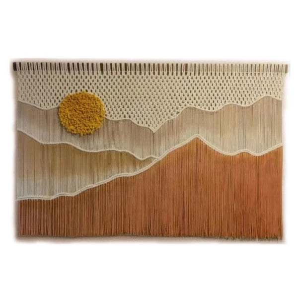 Hand dyed landscape tapestries decorative paintings woven pendants wall carpets