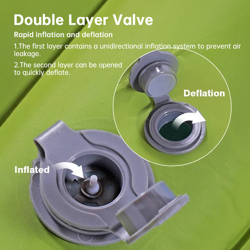 Ultralight Camping Sleeping Pad: Thicken, Self-Inflating with Built-in Pump (Outdoor/Travel)