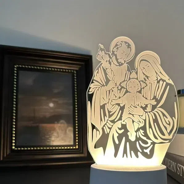 Acrylic 3D Night Light Creative Gift Bedroom Bedhead Atmosphere Plug in Small Desk Lamp