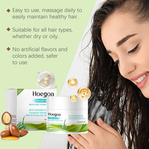 Nourishing Hair Mask Moisturizes And Moisturizes Hair, Fluffy, Soft, And Glossy Hair Mask