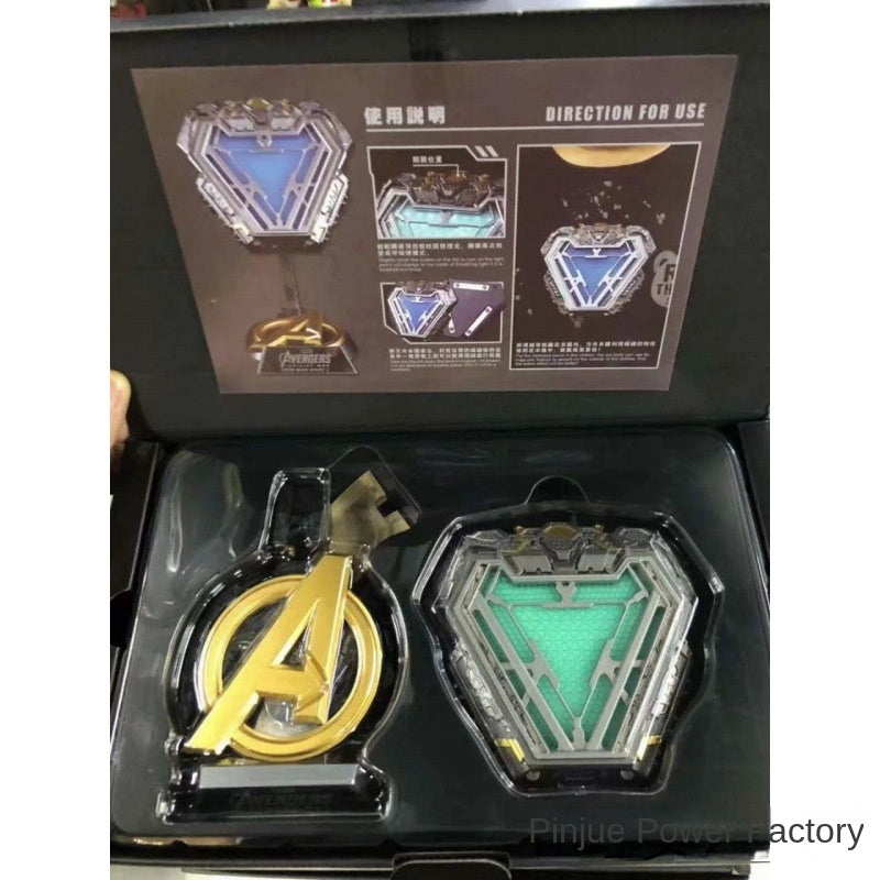 Avengers Iron Man Edition Reactor Ark Reactor Wearable Chest Lamp Box Handpiece