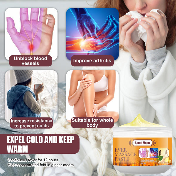 Tendon Sheath Cream, Wrist And Thumb Tendon Joint Care Fever Massage Cream To Relax The Muscles To Remove Dampness And Cold