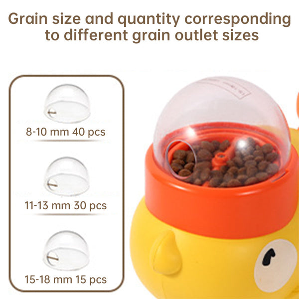 Intelligent Cartoon Dog Automatic Feeder: Large Capacity, Anti - slip, Doubles as Toy & Feeding Utensil