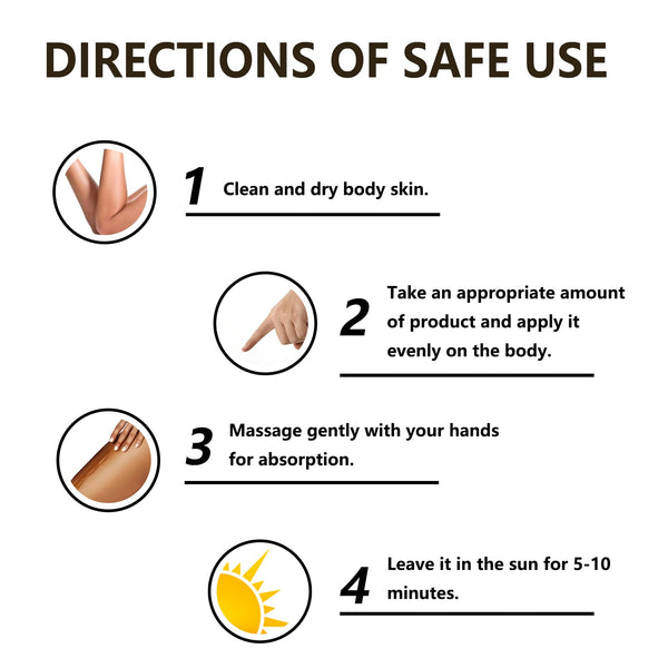 Self Tanner Lotion, Outdoor Sun Quick Tanning Wheat Healthy Skin Hydrating Summer Beach