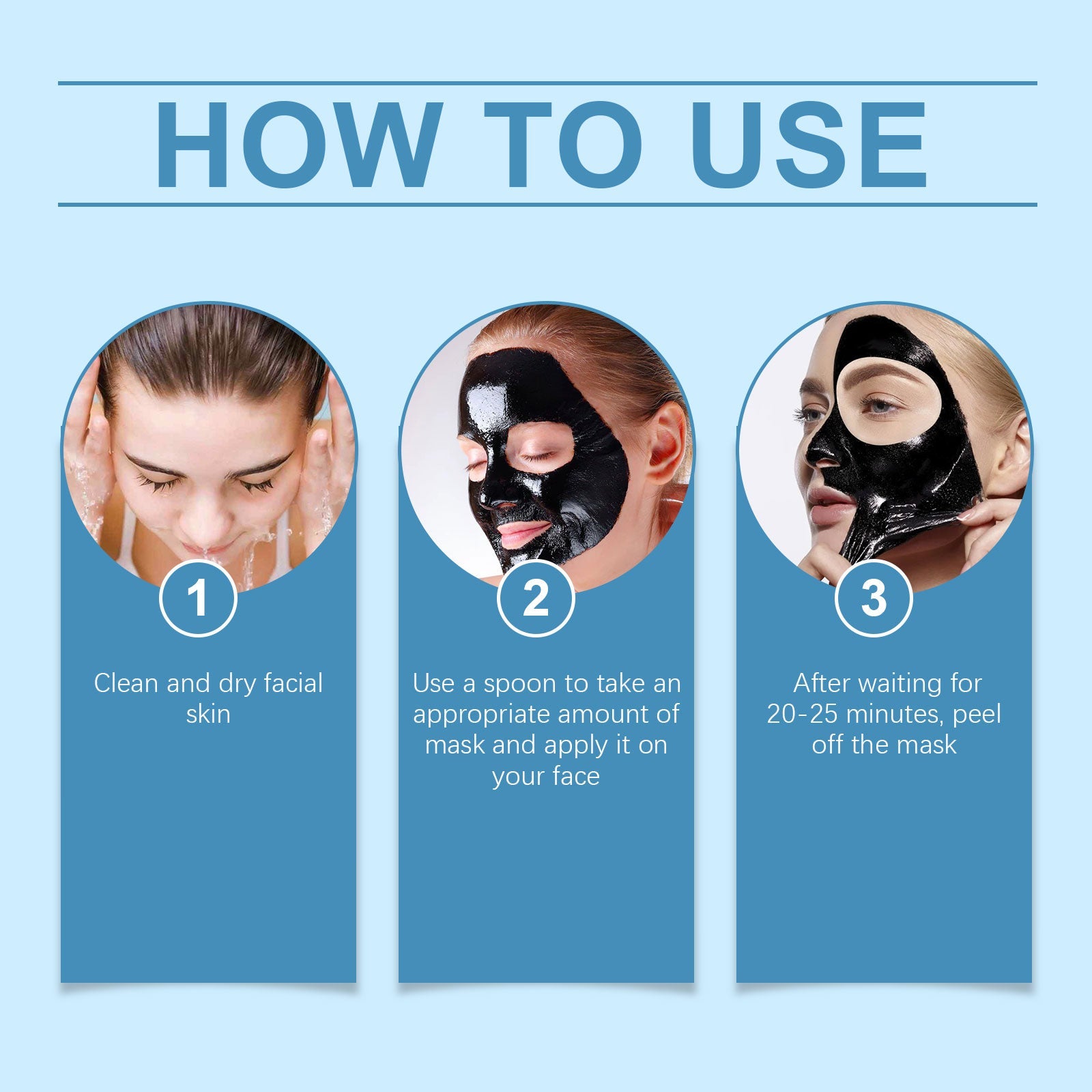 Bamboo Charcoal Cleansing Mask Gently Cleanses Skin, Horny Blackheads, Moisturizes, Tender And Brightening Mud Mask