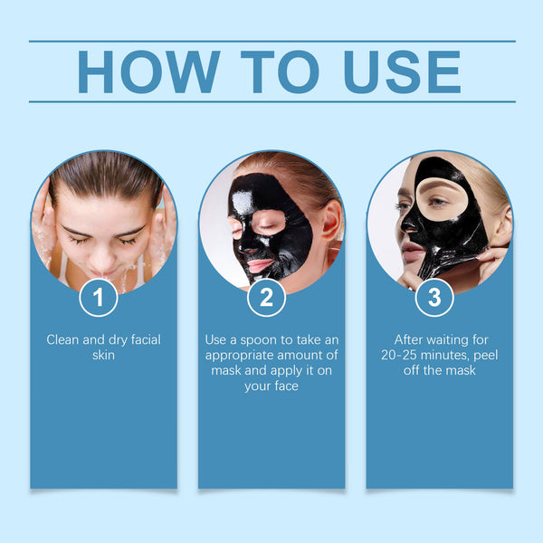 Bamboo Charcoal Cleansing Mask Gently Cleanses Skin, Horny Blackheads, Moisturizes, Tender And Brightening Mud Mask