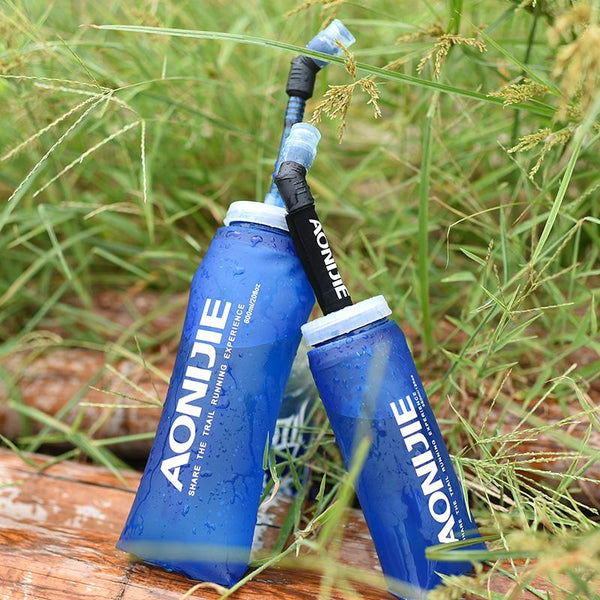 AONIJIE 350ml 500ml TPU Outdoor Sport Bottle Hydro Soft Flask Running Hiking Fitness Bicycle Tactical Canteen Water Kettle Jug