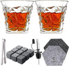 Whiskey Glasses 9oz Premium Scotch Glasses Set of 2 - Old Fashioned Whiskey
