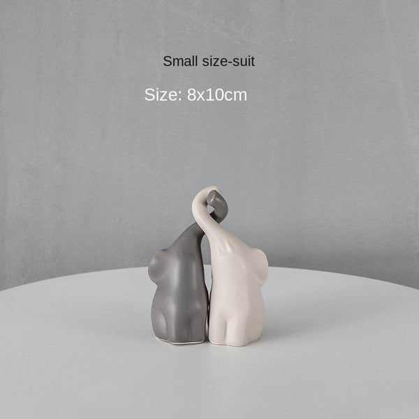 European Home Decor Adorable Couple Figurine Craft Wine Cabinet Ornament Valentine's Day Gift for Girlfriend