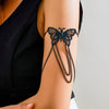 Metal Wind Su Chain, Punk Arm Ring, Exaggerated Women's Open Butterfly Arm Bracelet