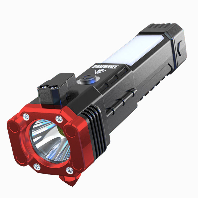 Multifunctional Safety Hammer Outdoor Auto Repair Work Light Charging Treasure Emergency Broken Window Escape Car Glare Flashlight