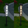 Solar Lighted House Address Sign – LED Illuminated Outdoor Plaque with Ground Stake for Yard, Garden & Home