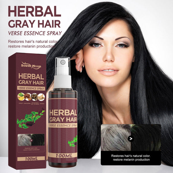 Herbal Black Hair Liquid Polygonum Multiflorum Herb Essence Moisturizing Black Hair Conditioner