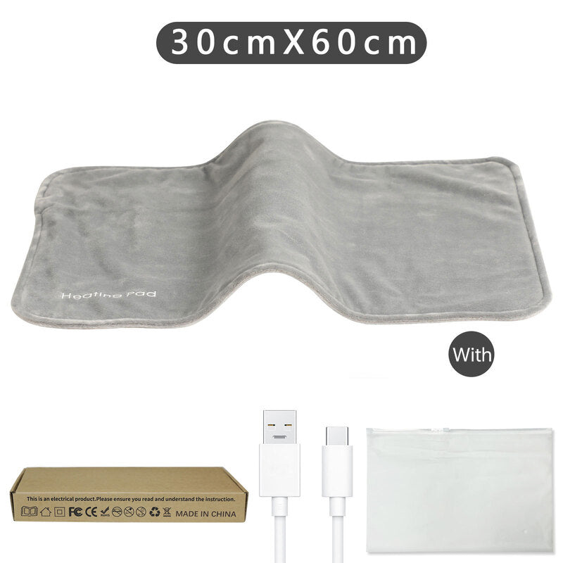 **5V USB grey heating pad (19.6x11.8