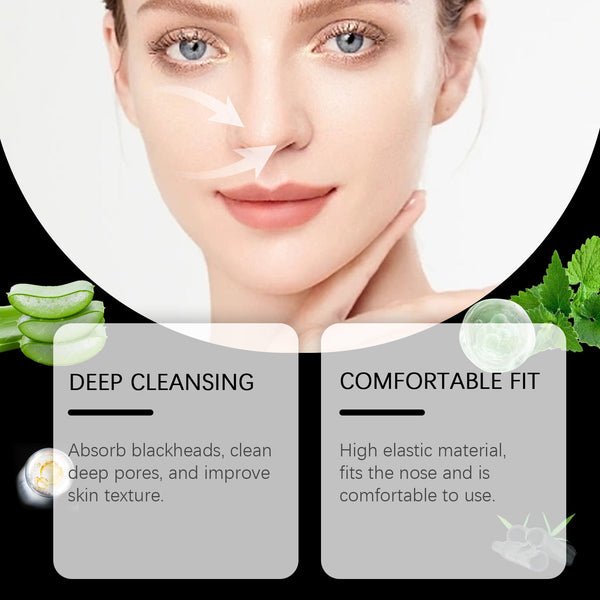 Charcoal Pore-Clearing Nasal Patch Clean Blackhead Acne Pore-Tightening Nasal Patch