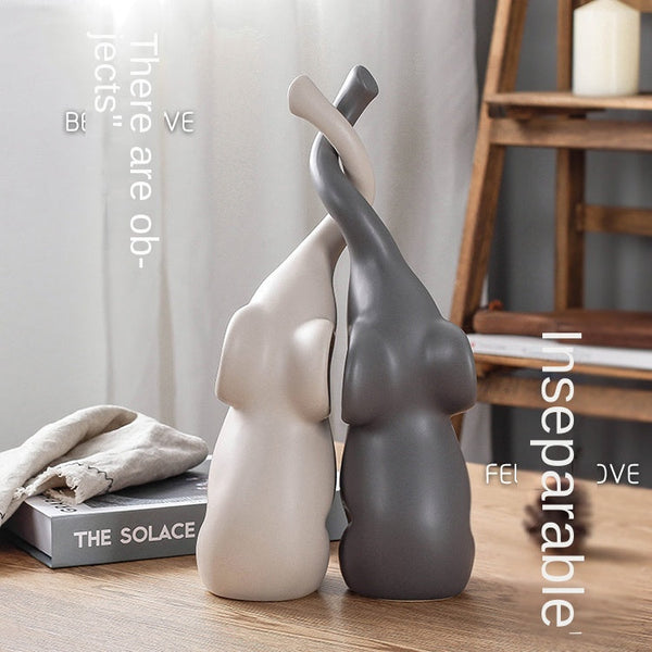 European Home Decor Adorable Couple Figurine Craft Wine Cabinet Ornament Valentine's Day Gift for Girlfriend