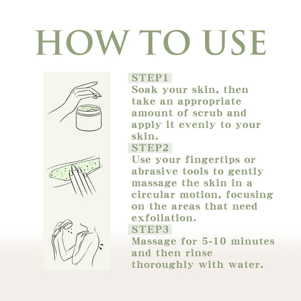 Avocado Ice Cream Scrub, Full Body Cleanse Exfoliating Dead Skin Shower Refresh Body Scrub