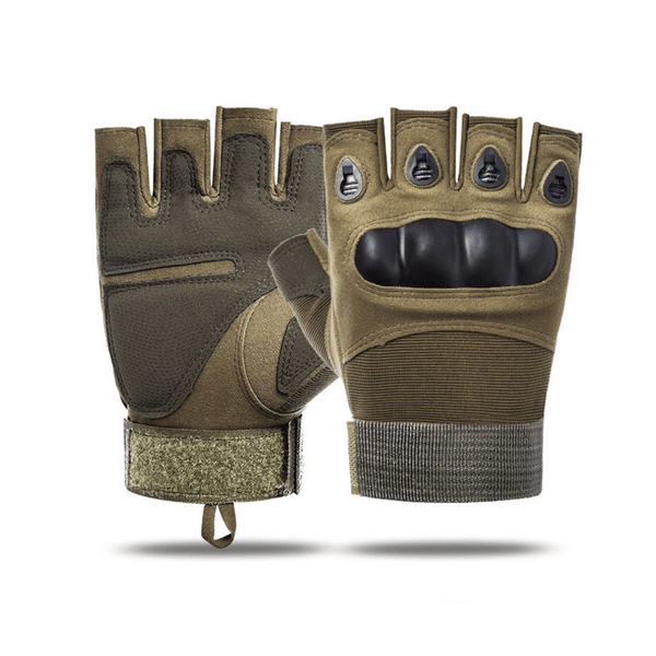 JupiterGear Tactical Military Fingerless Airsoft Gloves for Outdoor Sports, Paintball, and Motorcycling