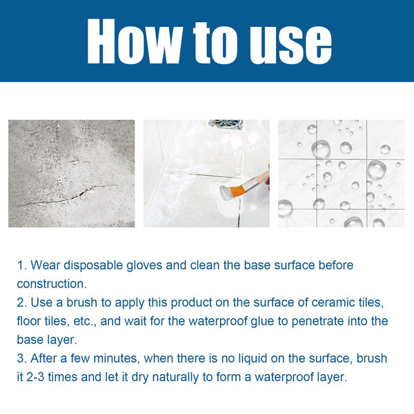 Sealant Waterproof Sealant, Multi-Functional Ceramic Tile Sealant For Bathroom Plumbing Glass Door And Window Leak Repair