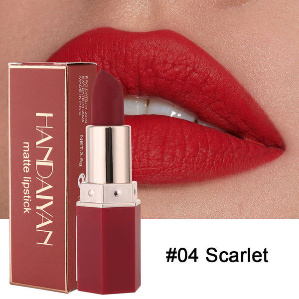 HANDAIYAN Matte Long Lasting Lipstick Lipstick Long Lasting Makeup Multi Color Lipsticks Look Good And Show Temperament