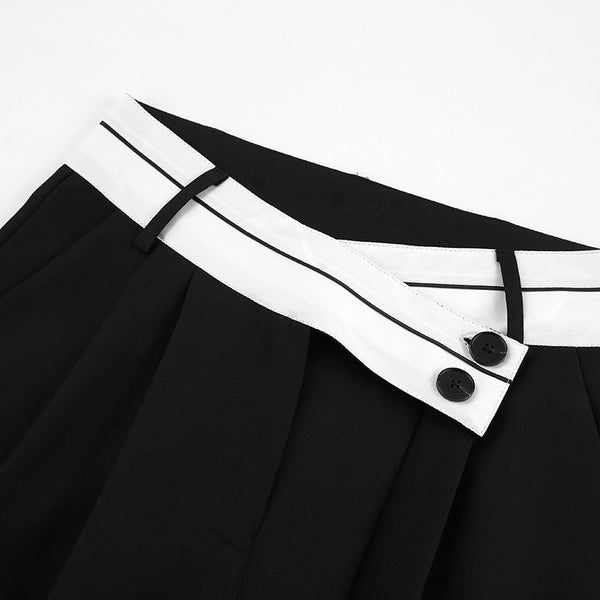 Niche Design Pants Casual Pants Autumn/Winter Versatile Wide Leg Pants Western Pants