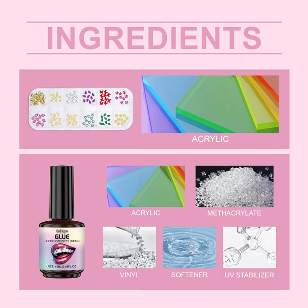 Diy Fashion Teeth Set Dental Beauty Decorative Diamond Combination Diy Shine Smile Style