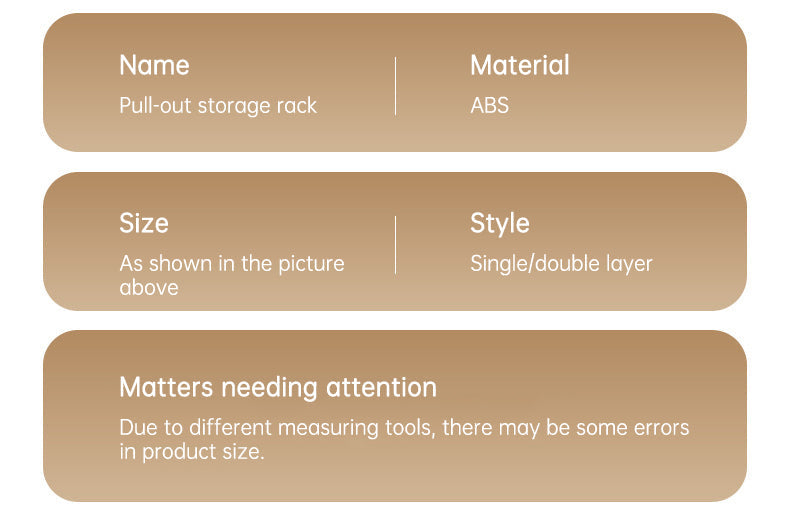 Pull out Rotating Spice Rack Organizer for Cabinet Rotate Makeup Organizer Slide Bottle Box Holder Plastic Seasoning Spice Rack