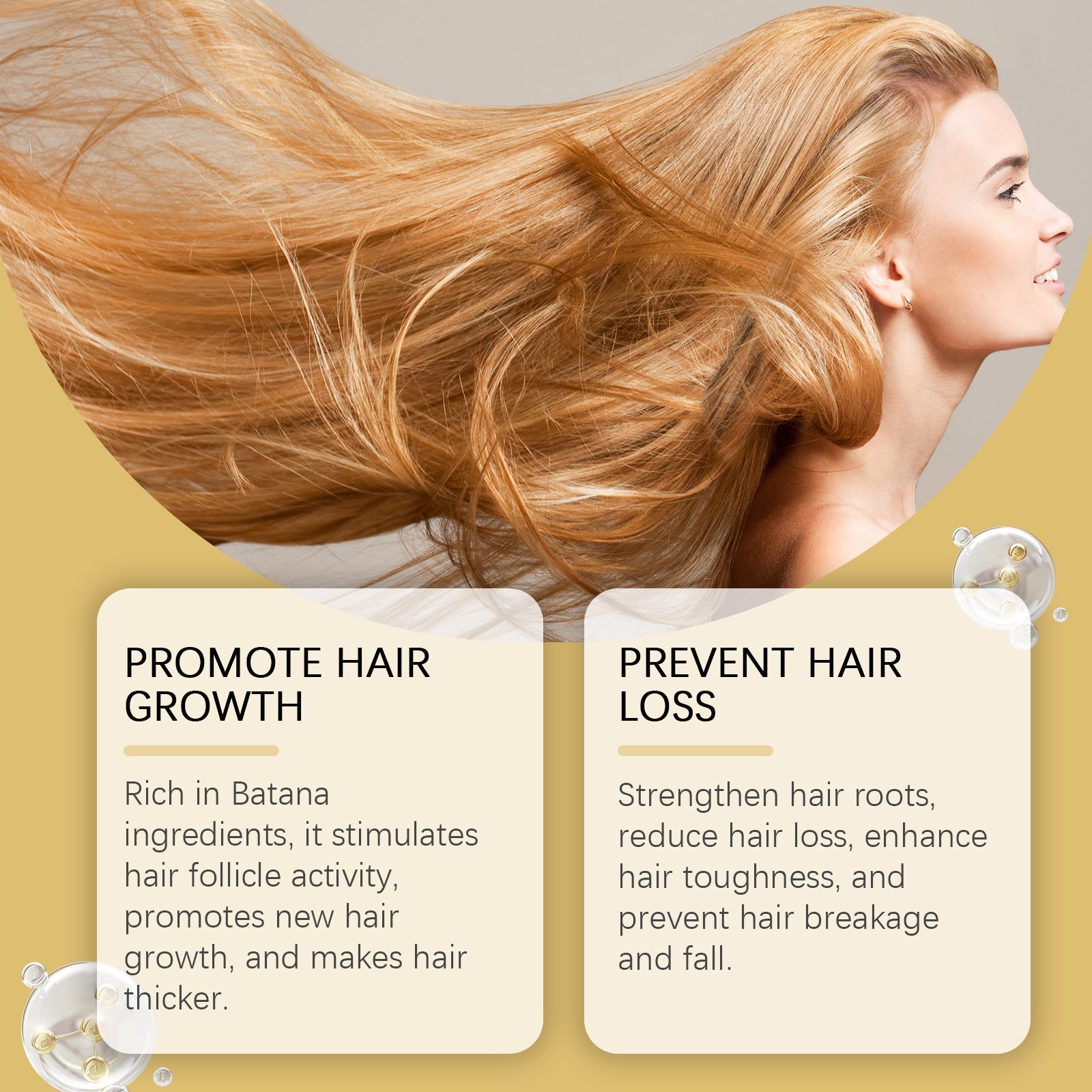 Hair Conditioner Spray, Batana Herbal Essence Strengthens Hair, Moisturizes Hair And Softens Hair Spray