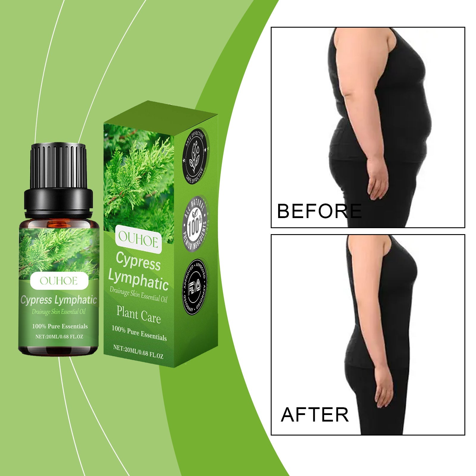 Body Massage Oil Helps Improve Skin Appearance By Boosting Skin Moisture And Elasticity With Body Essential Oils