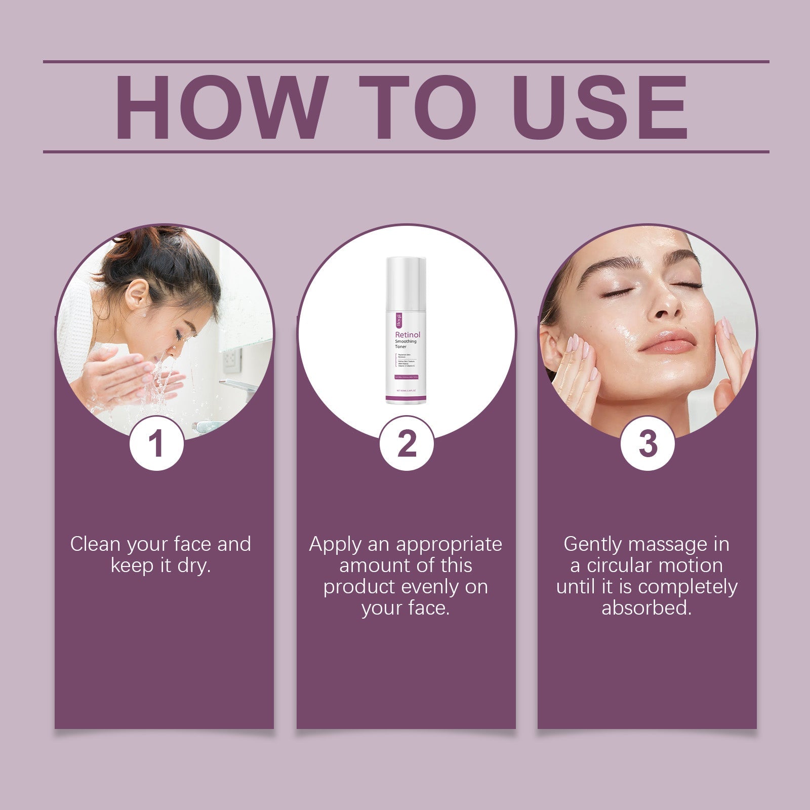 Retinol Hydrating Toner Moisturizes The Skin, Protects Fine Lines And Brightens The Undertone