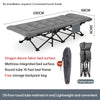 Outdoor camping bed, foldable beach bed, single garden siesta bed, with storage bag, lightweight.