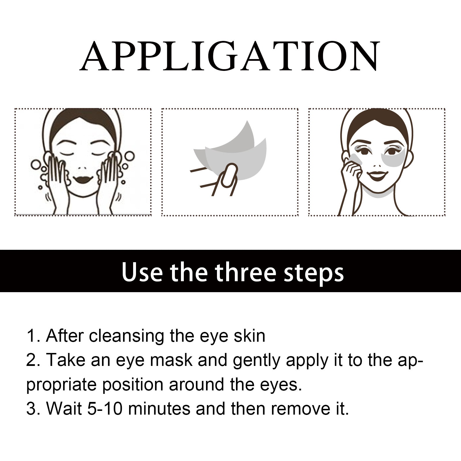 Strawberry Gel Patch Reduces Fine Lines Under Eyes, Bags Under Eyes, Dark Circles, Firming Eyes, Anti-Wrinkle Moisturizing Eye Patch