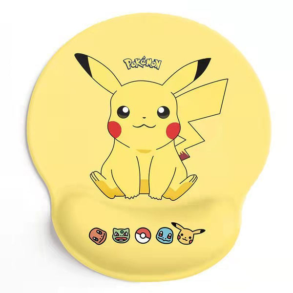 Bear mouse pad wrist mouse pad girls soft pad cute wrist pad 3d silicone wrist pad hand rest